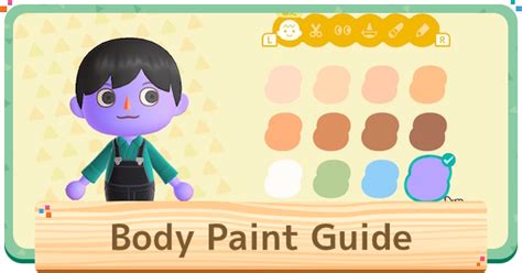 In order to purchase them, head to Tom Nook and Isabelle 's Resident Services Building and use the Nook Stop terminal, and. . Body paint costume tips acnh